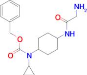 [4-(2-Amino-acetylamino)-cyclohexyl]-cyclopropyl-carbamic acid benzyl ester