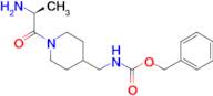 [1-((S)-2-Amino-propionyl)-piperidin-4-ylmethyl]-carbamic acid benzyl ester