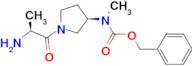 [(R)-1-((S)-2-Amino-propionyl)-pyrrolidin-3-yl]-methyl-carbamic acid benzyl ester