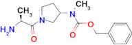 [(S)-1-((S)-2-Amino-propionyl)-pyrrolidin-3-yl]-methyl-carbamic acid benzyl ester