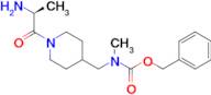 [1-((S)-2-Amino-propionyl)-piperidin-4-ylmethyl]-methyl-carbamic acid benzyl ester