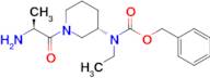 [(S)-1-((S)-2-Amino-propionyl)-piperidin-3-yl]-ethyl-carbamic acid benzyl ester