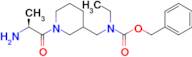 [1-((S)-2-Amino-propionyl)-piperidin-3-ylmethyl]-ethyl-carbamic acid benzyl ester