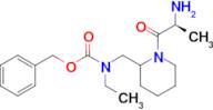 [1-((S)-2-Amino-propionyl)-piperidin-2-ylmethyl]-ethyl-carbamic acid benzyl ester