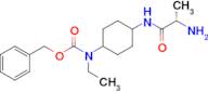 [4-((S)-2-Amino-propionylamino)-cyclohexyl]-ethyl-carbamic acid benzyl ester