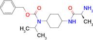 [4-((S)-2-Amino-propionylamino)-cyclohexyl]-isopropyl-carbamic acid benzyl ester