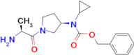 [(R)-1-((S)-2-Amino-propionyl)-pyrrolidin-3-yl]-cyclopropyl-carbamic acid benzyl ester