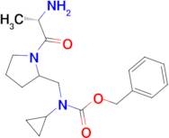 [1-((S)-2-Amino-propionyl)-pyrrolidin-2-ylmethyl]-cyclopropyl-carbamic acid benzyl ester