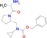 [(S)-1-((S)-2-Amino-propionyl)-pyrrolidin-2-ylmethyl]-cyclopropyl-carbamic acid benzyl ester