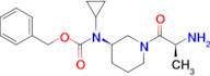 [(R)-1-((S)-2-Amino-propionyl)-piperidin-3-yl]-cyclopropyl-carbamic acid benzyl ester