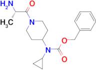 [1-((S)-2-Amino-propionyl)-piperidin-4-yl]-cyclopropyl-carbamic acid benzyl ester