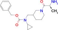 [1-((S)-2-Amino-propionyl)-piperidin-3-ylmethyl]-cyclopropyl-carbamic acid benzyl ester