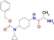 [4-((S)-2-Amino-propionylamino)-cyclohexyl]-cyclopropyl-carbamic acid benzyl ester