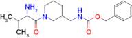 [1-((S)-2-Amino-3-methyl-butyryl)-piperidin-3-ylmethyl]-carbamic acid benzyl ester