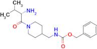 [1-((S)-2-Amino-3-methyl-butyryl)-piperidin-4-ylmethyl]-carbamic acid benzyl ester