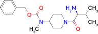 [1-((S)-2-Amino-3-methyl-butyryl)-piperidin-4-yl]-methyl-carbamic acid benzyl ester