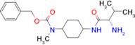 [4-((S)-2-Amino-3-methyl-butyrylamino)-cyclohexyl]-methyl-carbamic acid benzyl ester