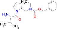 [1-((S)-2-Amino-3-methyl-butyryl)-pyrrolidin-2-ylmethyl]-ethyl-carbamic acid benzyl ester