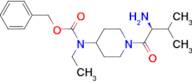 [1-((S)-2-Amino-3-methyl-butyryl)-piperidin-4-yl]-ethyl-carbamic acid benzyl ester