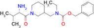 [1-((S)-2-Amino-3-methyl-butyryl)-piperidin-3-ylmethyl]-ethyl-carbamic acid benzyl ester