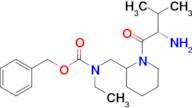 [1-((S)-2-Amino-3-methyl-butyryl)-piperidin-2-ylmethyl]-ethyl-carbamic acid benzyl ester