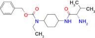 [4-((S)-2-Amino-3-methyl-butyrylamino)-cyclohexyl]-ethyl-carbamic acid benzyl ester