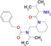 [1-((S)-2-Amino-3-methyl-butyryl)-piperidin-2-ylmethyl]-isopropyl-carbamic acid benzyl ester