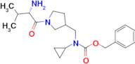 [1-((S)-2-Amino-3-methyl-butyryl)-pyrrolidin-3-ylmethyl]-cyclopropyl-carbamic acid benzyl ester