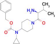 [1-((S)-2-Amino-3-methyl-butyryl)-piperidin-4-yl]-cyclopropyl-carbamic acid benzyl ester