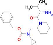 [1-((S)-2-Amino-3-methyl-butyryl)-piperidin-2-ylmethyl]-cyclopropyl-carbamic acid benzyl ester