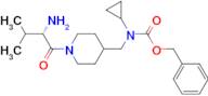 [1-((S)-2-Amino-3-methyl-butyryl)-piperidin-4-ylmethyl]-cyclopropyl-carbamic acid benzyl ester