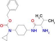 [4-((S)-2-Amino-3-methyl-butyrylamino)-cyclohexyl]-cyclopropyl-carbamic acid benzyl ester