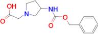 (3-Benzyloxycarbonylamino-pyrrolidin-1-yl)-acetic acid