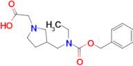 {3-[(Benzyloxycarbonyl-ethyl-amino)-methyl]-pyrrolidin-1-yl}-acetic acid