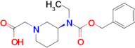 [(S)-3-(Benzyloxycarbonyl-ethyl-amino)-piperidin-1-yl]-acetic acid