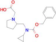 {2-[(Benzyloxycarbonyl-cyclopropyl-amino)-methyl]-pyrrolidin-1-yl}-acetic acid