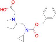 {(S)-2-[(Benzyloxycarbonyl-cyclopropyl-amino)-methyl]-pyrrolidin-1-yl}-acetic acid