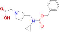 {3-[(Benzyloxycarbonyl-cyclopropyl-amino)-methyl]-pyrrolidin-1-yl}-acetic acid