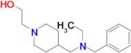 2-{4-[(Benzyl-ethyl-amino)-methyl]-piperidin-1-yl}-ethanol