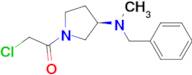 1-[(R)-3-(Benzyl-methyl-amino)-pyrrolidin-1-yl]-2-chloro-ethanone