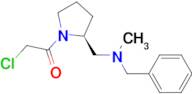 1-{(S)-2-[(Benzyl-methyl-amino)-methyl]-pyrrolidin-1-yl}-2-chloro-ethanone