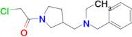 1-{3-[(Benzyl-ethyl-amino)-methyl]-pyrrolidin-1-yl}-2-chloro-ethanone