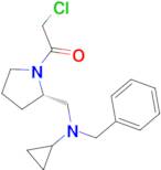 1-{(S)-2-[(Benzyl-cyclopropyl-amino)-methyl]-pyrrolidin-1-yl}-2-chloro-ethanone