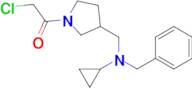 1-{3-[(Benzyl-cyclopropyl-amino)-methyl]-pyrrolidin-1-yl}-2-chloro-ethanone