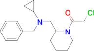 1-{2-[(Benzyl-cyclopropyl-amino)-methyl]-piperidin-1-yl}-2-chloro-ethanone