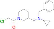 1-{3-[(Benzyl-cyclopropyl-amino)-methyl]-piperidin-1-yl}-2-chloro-ethanone