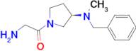 2-Amino-1-[(R)-3-(benzyl-methyl-amino)-pyrrolidin-1-yl]-ethanone