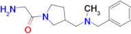 2-Amino-1-{3-[(benzyl-methyl-amino)-methyl]-pyrrolidin-1-yl}-ethanone