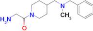 2-Amino-1-{4-[(benzyl-methyl-amino)-methyl]-piperidin-1-yl}-ethanone