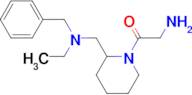 2-Amino-1-{2-[(benzyl-ethyl-amino)-methyl]-piperidin-1-yl}-ethanone